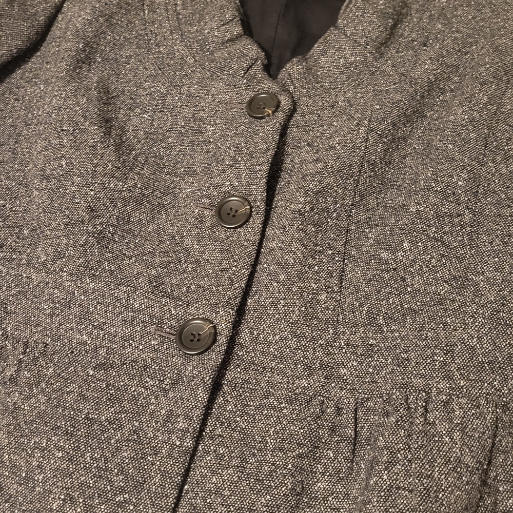 LOFT Women's Gray Blazer Jacket - Picture 2 of 4